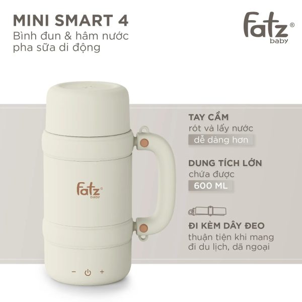 Bình đun và hâm nước pha sữa di động Mini Smart 4 - Hình ảnh 4