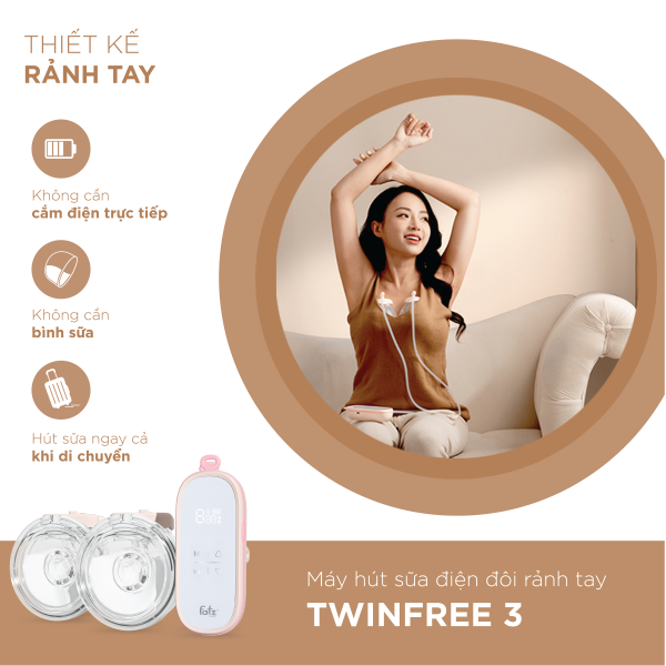 Máy hút sữa điện đôi rảnh tay TwinFree 3 - FB1309SD - Hình ảnh 7