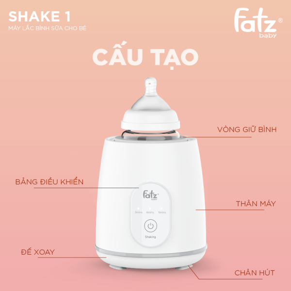 Máy lắc bình sữa điện tử cho bé Shake 1 - Hình ảnh 6