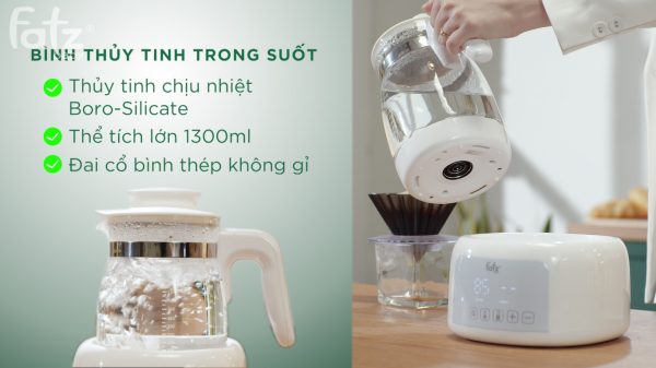 Máy đun và hâm nước pha sữa điện tử Quick 12 Plus - FB3504HB - Hình ảnh 19