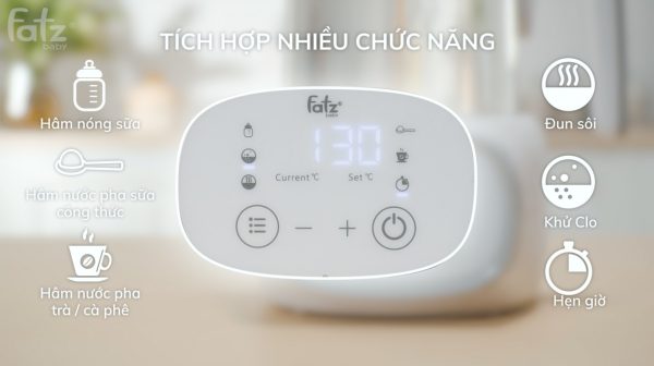 Máy đun và hâm nước pha sữa điện tử Quick 9 - FB3526TN - Hình ảnh 10