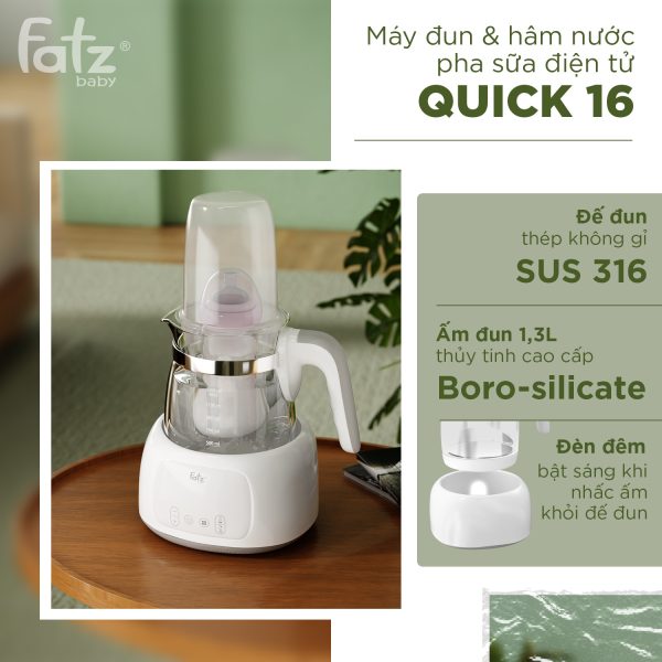 Máy đun và hâm nước pha sữa điện tử Quick 16 - FB3506HB - Hình ảnh 3