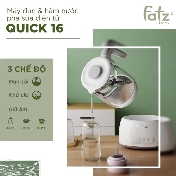 Máy đun và hâm nước pha sữa điện tử Quick 16 - FB3506HB - Hình ảnh 5