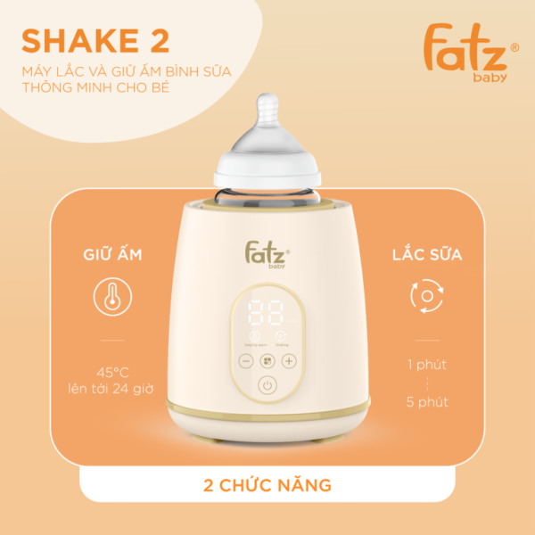 Máy lắc và giữ ấm bình sữa thông minh cho bé Shake 2 - FB3911HB - Hình ảnh 6