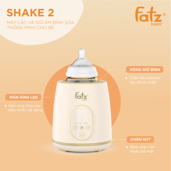 Máy lắc và giữ ấm bình sữa thông minh cho bé Shake 2 - FB3911HB - Hình ảnh 7