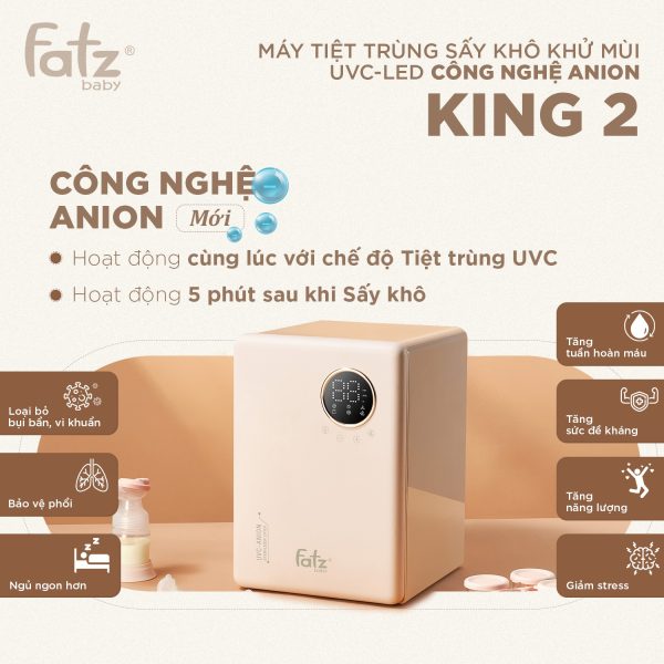 Máy tiệt trùng sấy khô khử mùi UVC-LED công nghệ Anion King 2 - FB4799BT - Hình ảnh 23