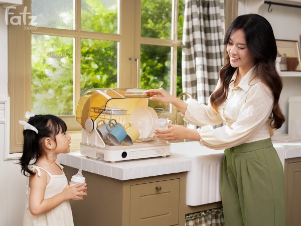 Máy úp bình sữa, bát đĩa, tiệt trùng UVC, sấy khô & bảo quản Tidy 4 - Hình ảnh 3