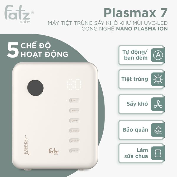 Máy tiệt trùng sấy khô khử mùi UVC-LED công nghệ Nano Plasma Ion PLASMAX 7 - Hình ảnh 12