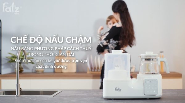 Máy đa năng điện tử (Tiệt trùng/Sấy khô/Hâm sữa/Hầm cháo chậm/Đun & Hâm nước) Multimax 3 - Hình ảnh 14