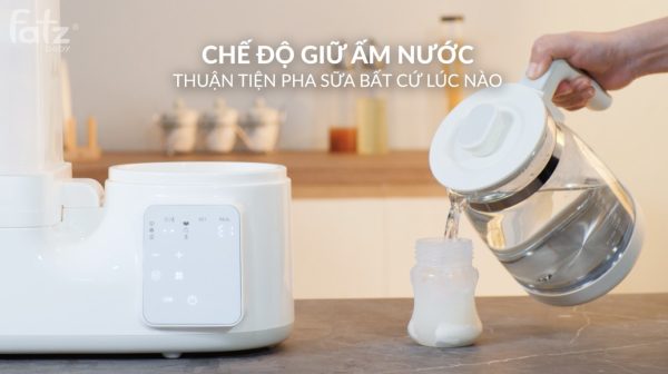 Máy đa năng điện tử (Tiệt trùng/Sấy khô/Hâm sữa/Hầm cháo chậm/Đun & Hâm nước) Multimax 3 - Hình ảnh 17