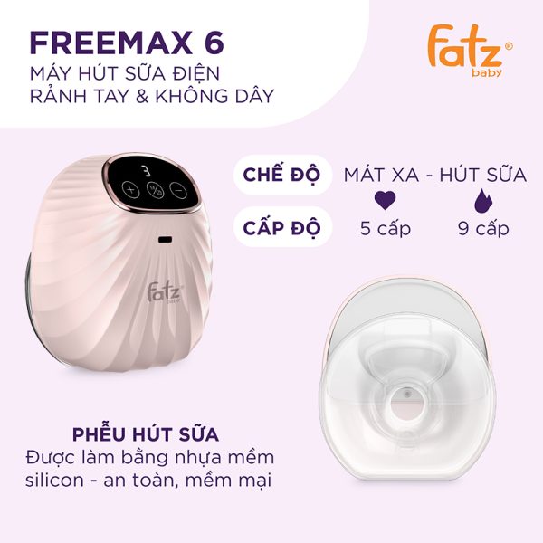 Máy hút sữa điện rảnh tay không dây Freemax 6 - FB1211MX - Hình ảnh 11