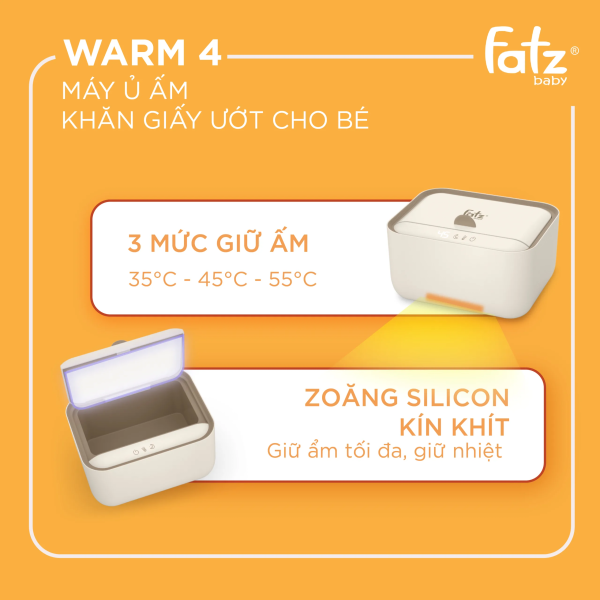 Máy ủ ấm khăn giấy ướt cho bé Warm 4 - Hình ảnh 9